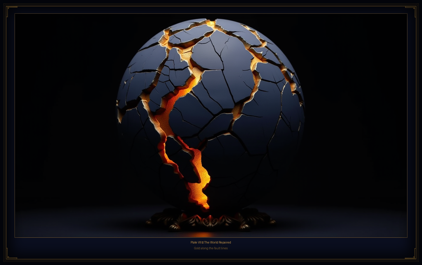 Plate VII — The World Repaired